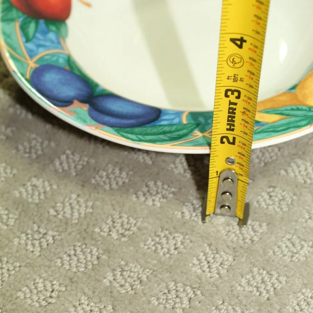 4 Set Victoria Beale Casual Forbidden Fruit Flat Rimmed Soup Pasta Salad Bowls
